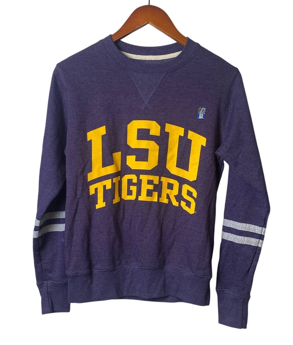 Alta Gracia LSU Crew Neck Sweatshirt Purple Long Sleeve Women's Size Small